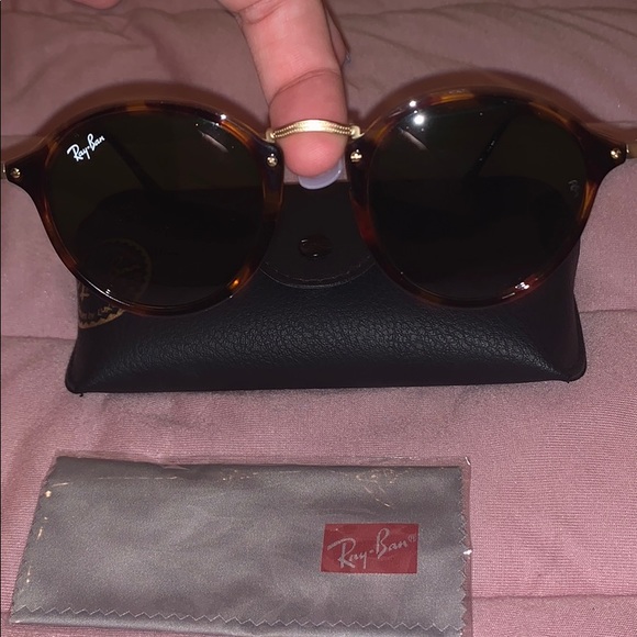 Ray Ban Circle Tortoise Sunglasses main image 4